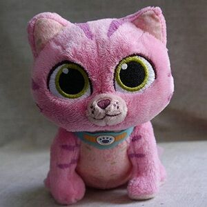 TONGROU Friends PLUSH Whispers the Pink Cat 6" Stuffed TOY